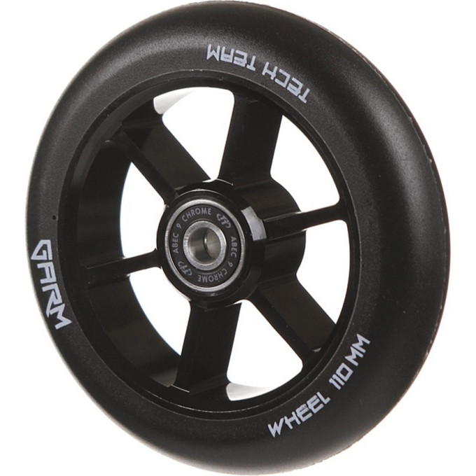 Колесо для самоката TECH TEAM X-Treme 110*24мм, Lupin, black NN011118